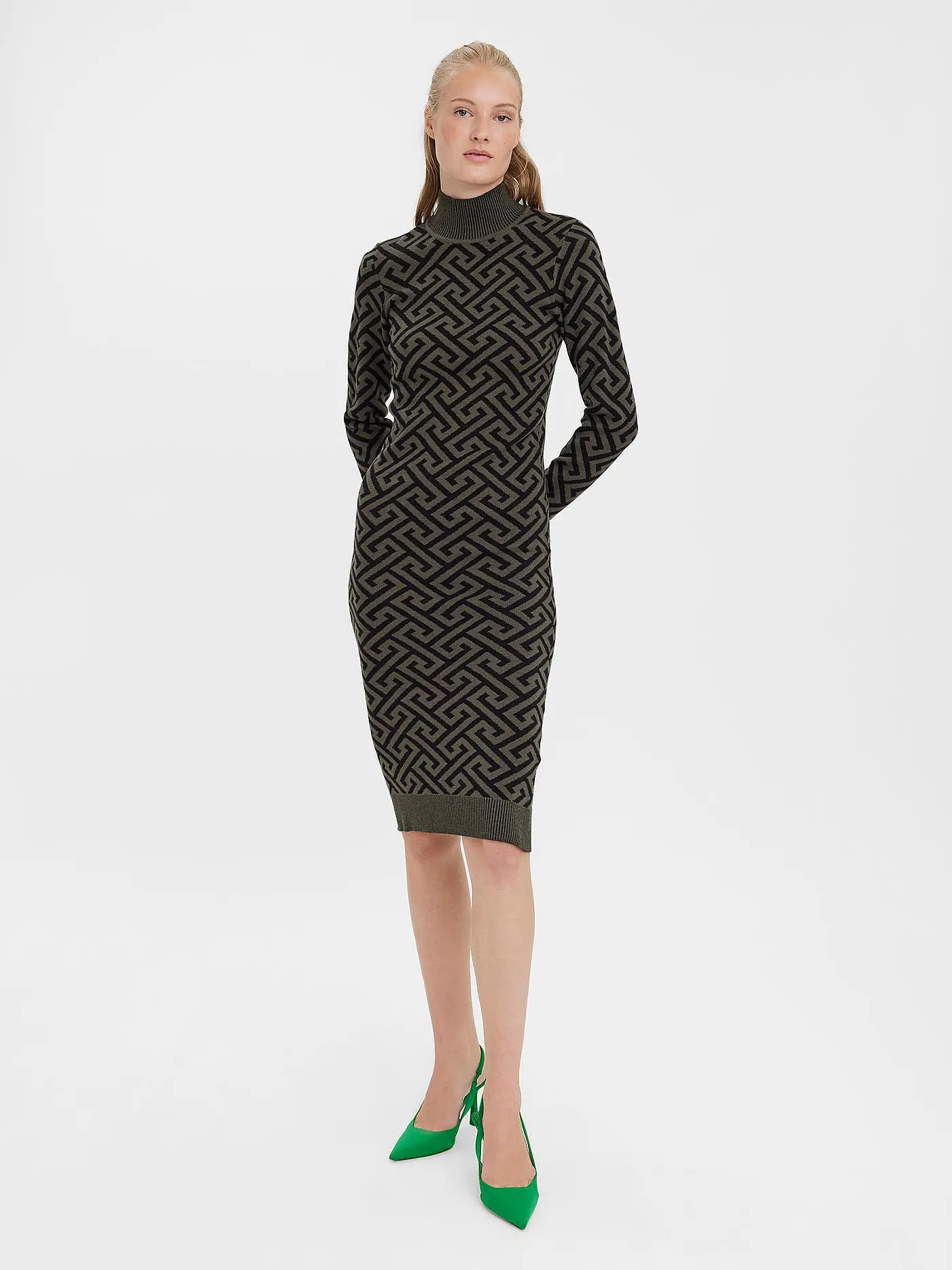 VERO MODA | Strickkleid VMARIA | schwarz